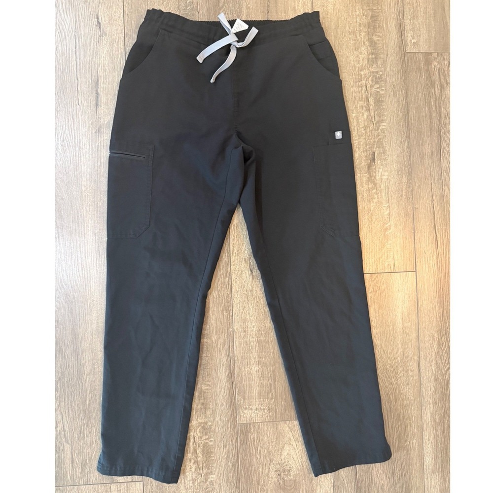 FIGS Technical Collection Yola Slim Black Scrub Pants Womens Small S/P